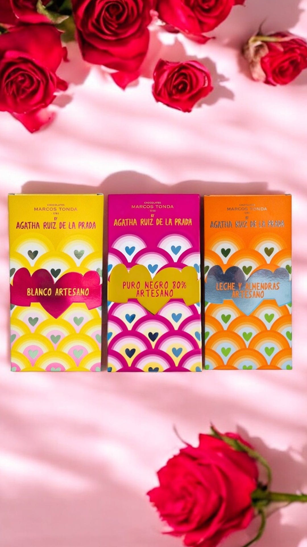 Gourmet-herkut.fi Suklaat Agatha Ruiz de la Prada Artesaani suklaalevy paketti