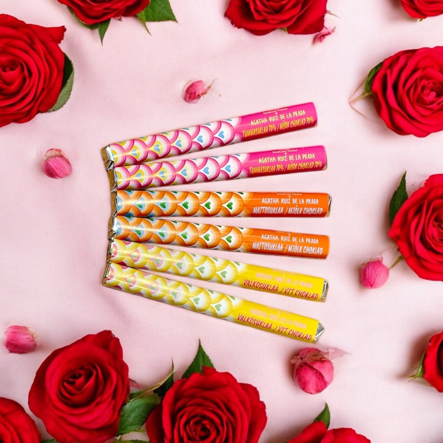 Gourmet-herkut.fi Suklaat Agatha Ruiz de la Prada suklaapatukka paketti 6 kpl