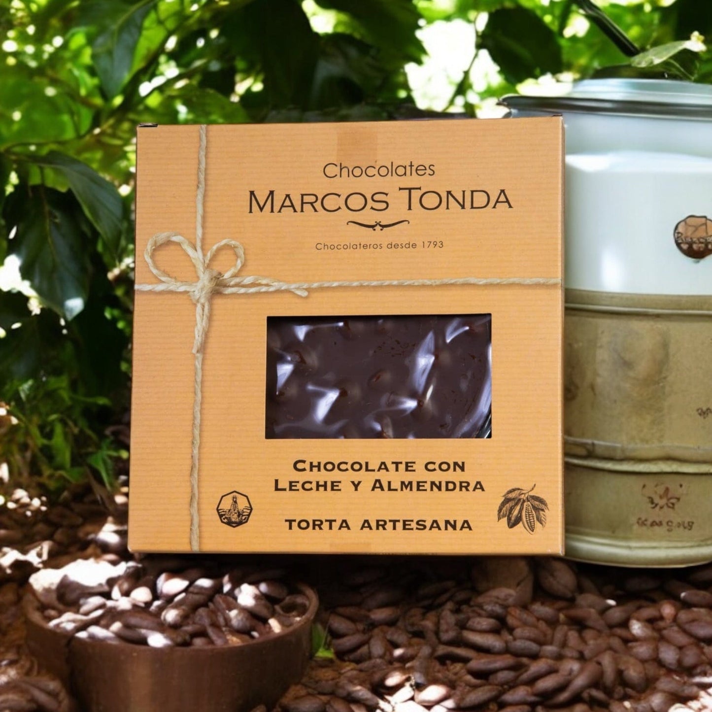 Gourmet-herkut.fi Suklaat Marcos Tonda maitosuklaata ja manteleita  200g