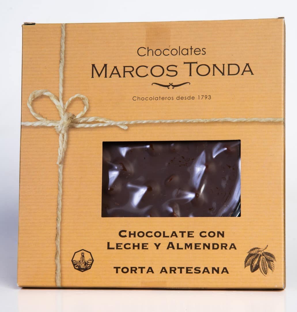 Gourmet-herkut.fi Suklaat Marcos Tonda maitosuklaata ja manteleita  200g