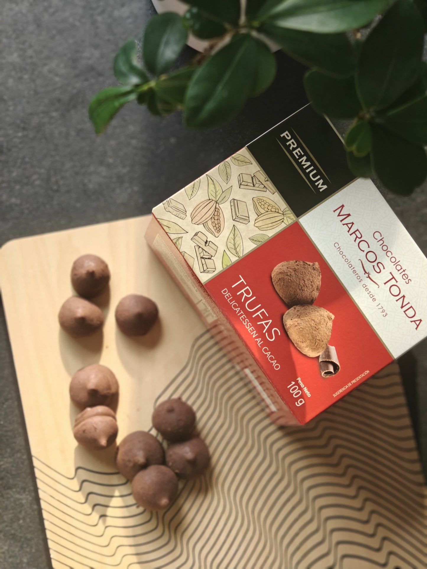 Gourmet-herkut.fi Suklaat Marcos Tonda Premium Tryffelisuklaa 100g