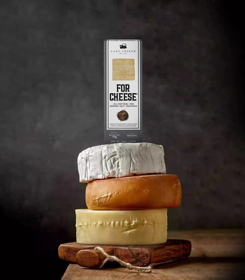 Lady Joseph Keksit FOR CHEESE Oak Smoked Salt Crackers