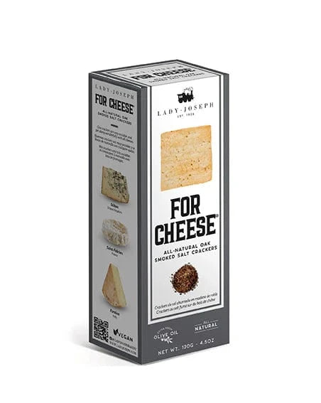 Lady Joseph Keksit FOR CHEESE Oak Smoked Salt Crackers
