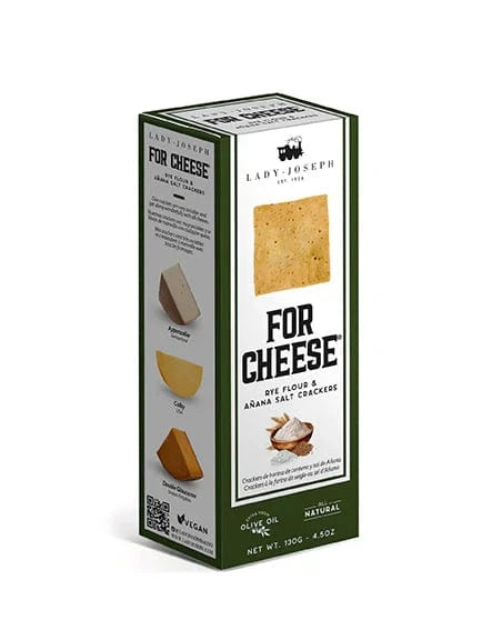 Lady Joseph Keksit FOR CHEESE Ruisjauho ja Anana suola Crackers