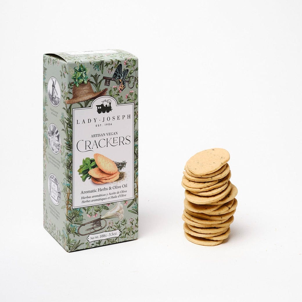 Lady Joseph Keksit Lady Joseph Cracker; Aromaattiset yrtit ja Merisuola