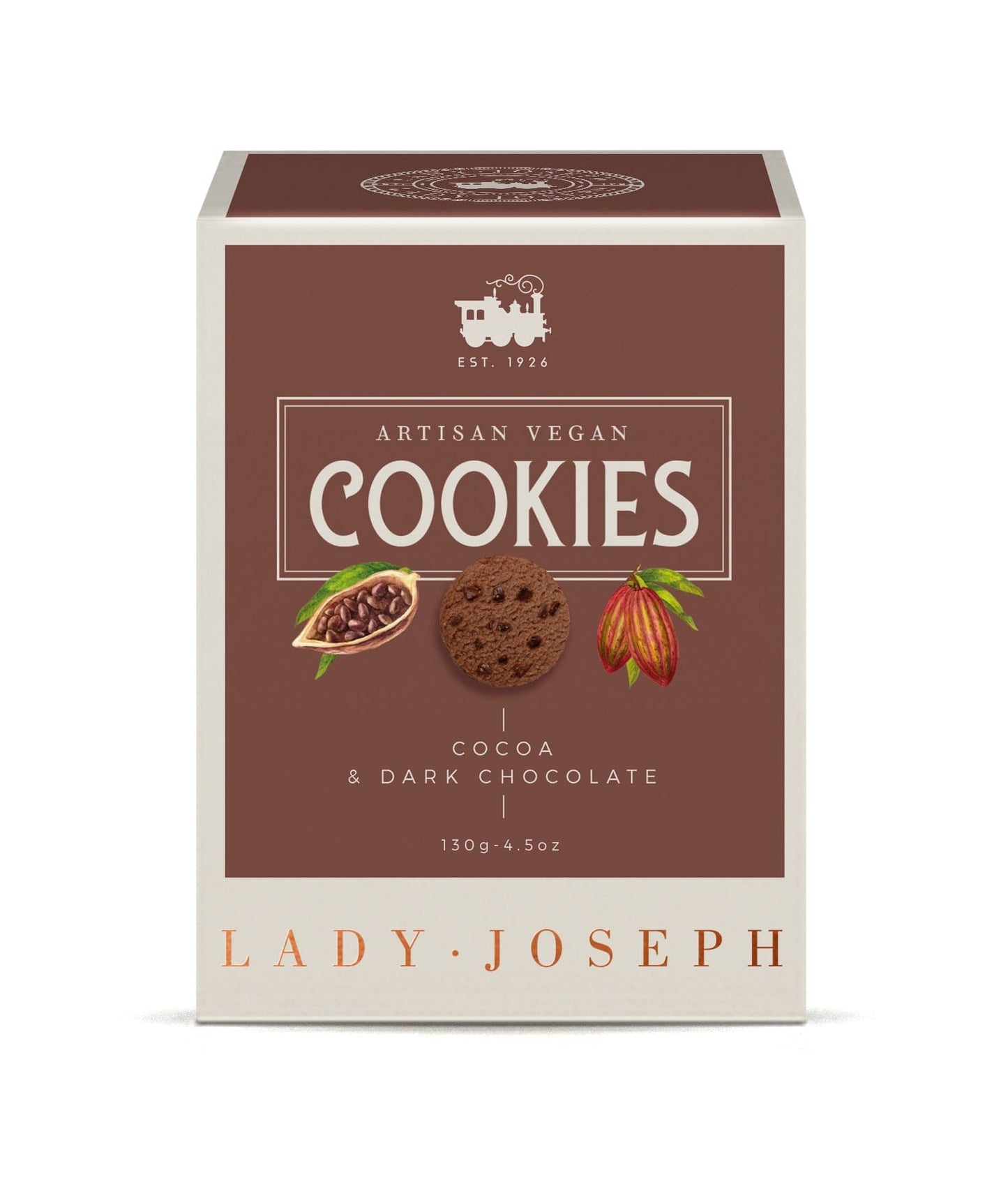 Lady Joseph Keksit Lady Joseph Kaakao & Tumma Suklaa keksit 130g