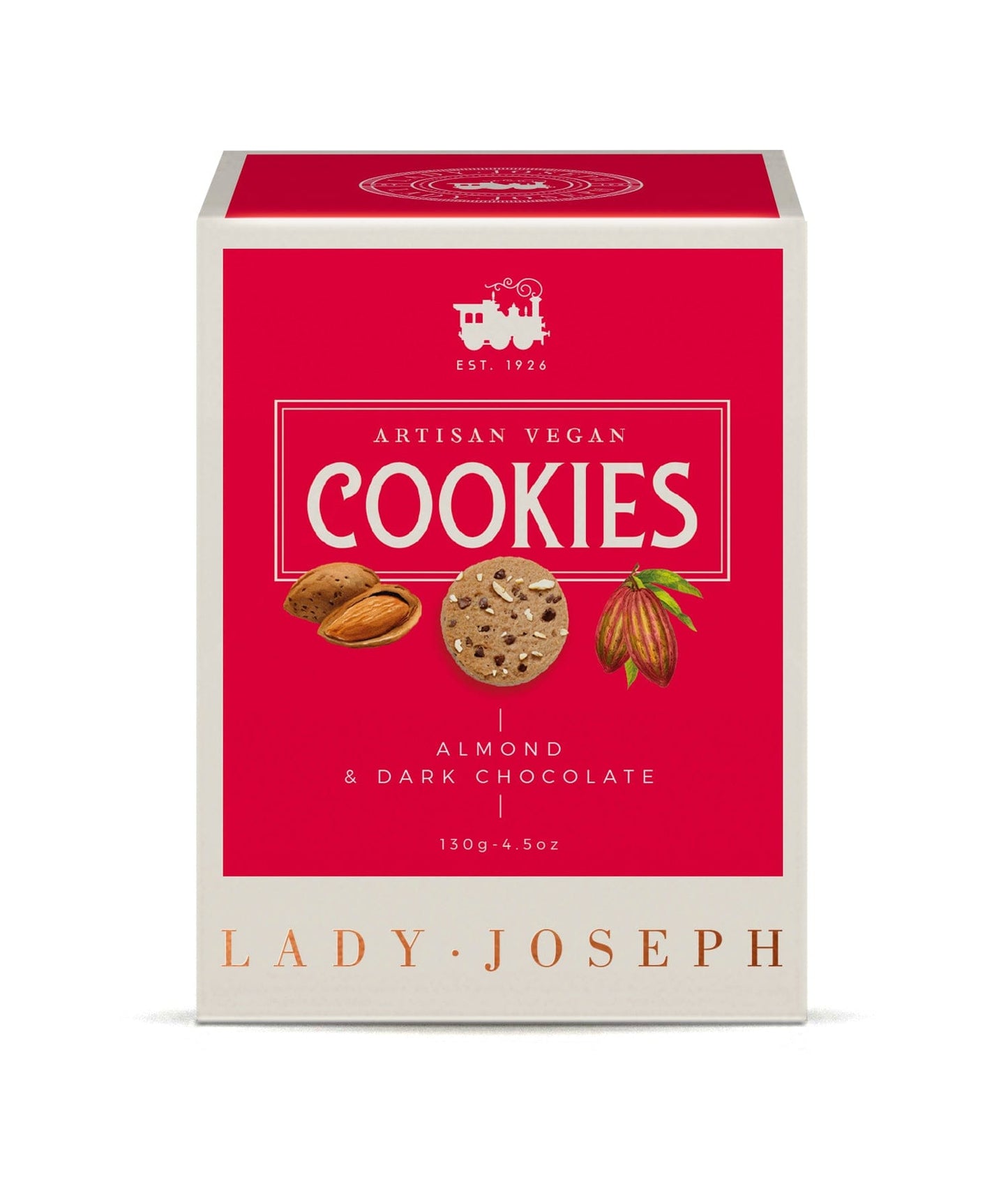 Lady Joseph Keksit Lady Joseph Manteli & Tumma Suklaa keksit 130g