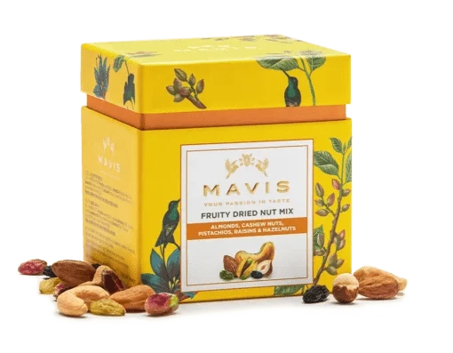 Mavis Pähkinät Laatikko 100g Mavis Pähkinä-Hedelmäsekoitus