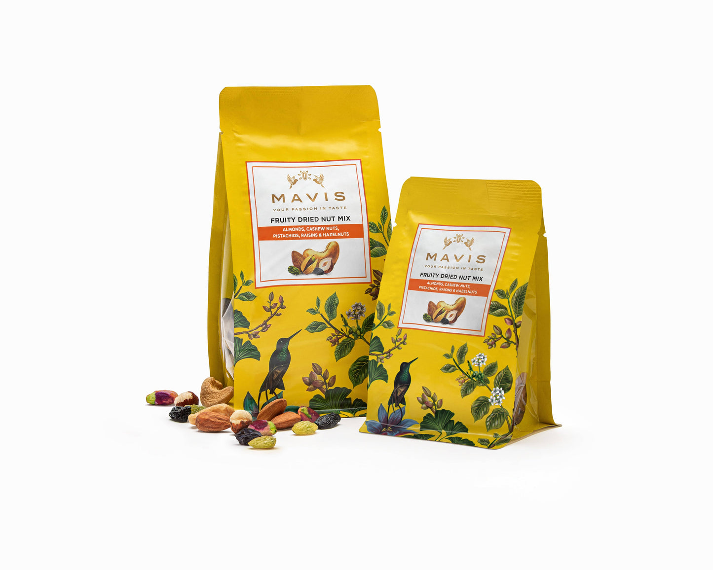 Mavis Pähkinät Pussi 100g Mavis Pähkinä-Hedelmäsekoitus