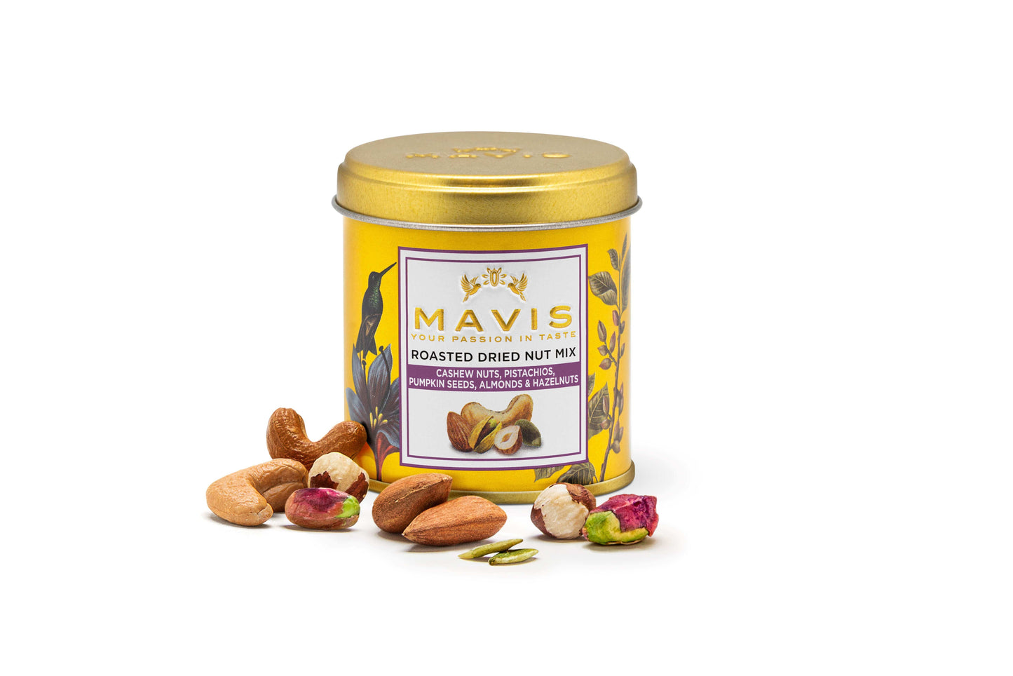 Mavis Pähkinät Tölkki 70g Mavis Pähkinäsekoitus