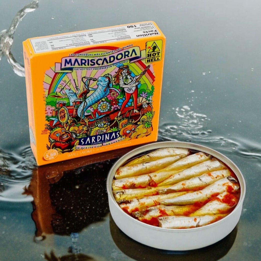 Ortiz kalat 110g Habanero Sardiinit HOT AS HELL