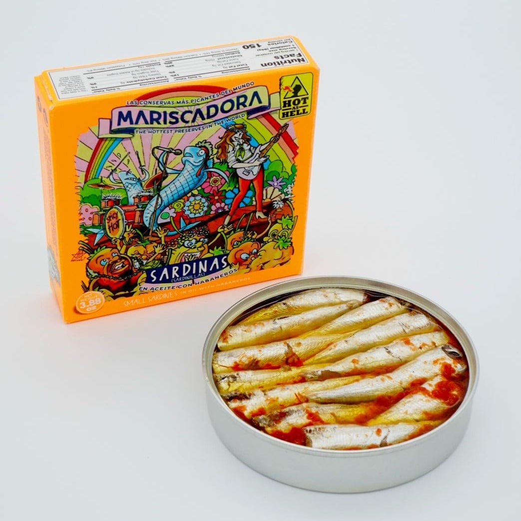 Ortiz kalat 110g Habanero Sardiinit HOT AS HELL
