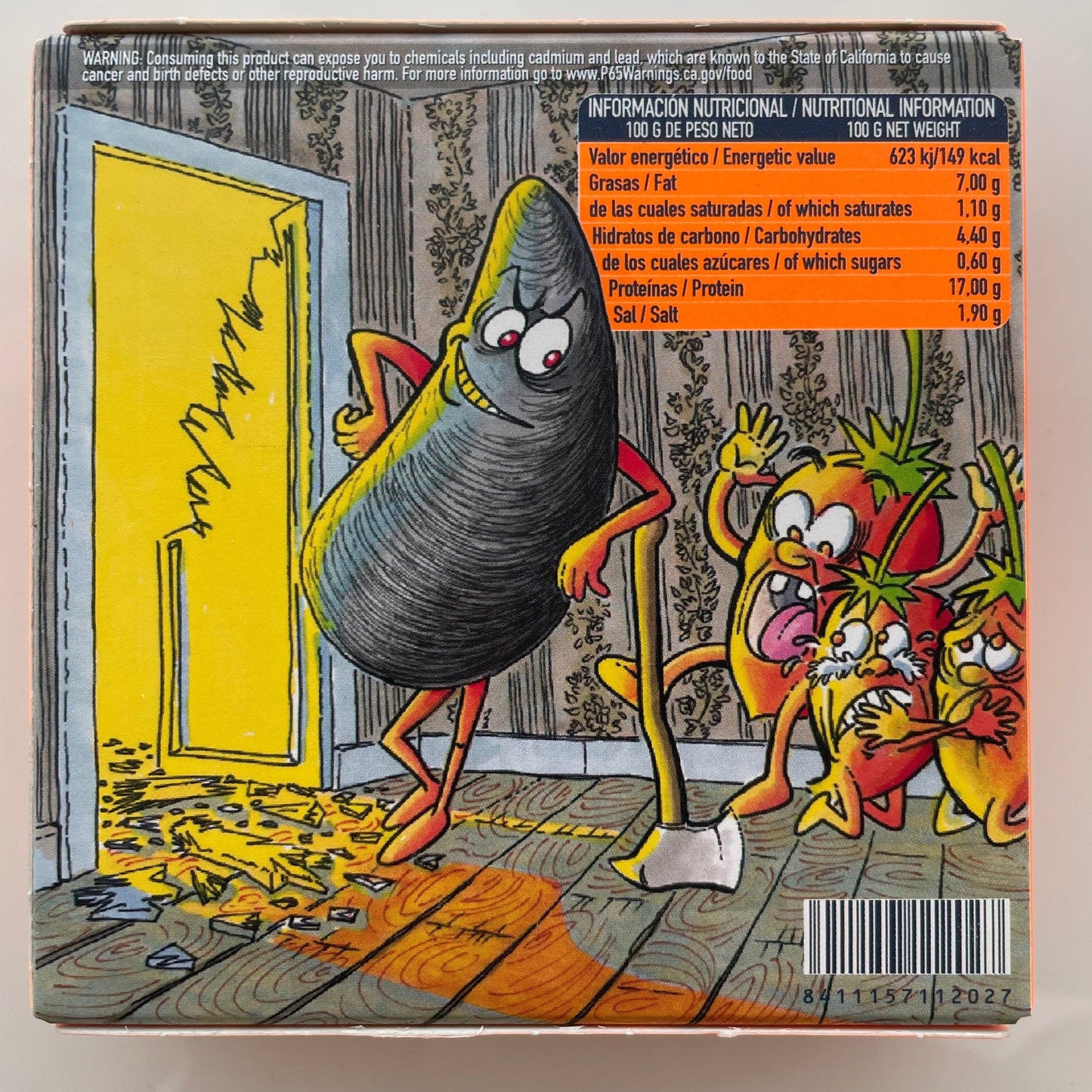 Ortiz kalat 110g Habanero Sinisimpukat HOT AS HELL