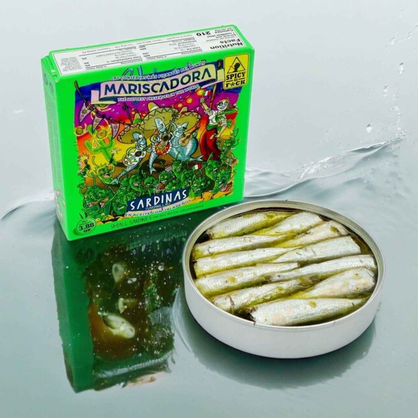 Ortiz kalat 110g Jalopeno Sardiinit SPICY AS F*CK