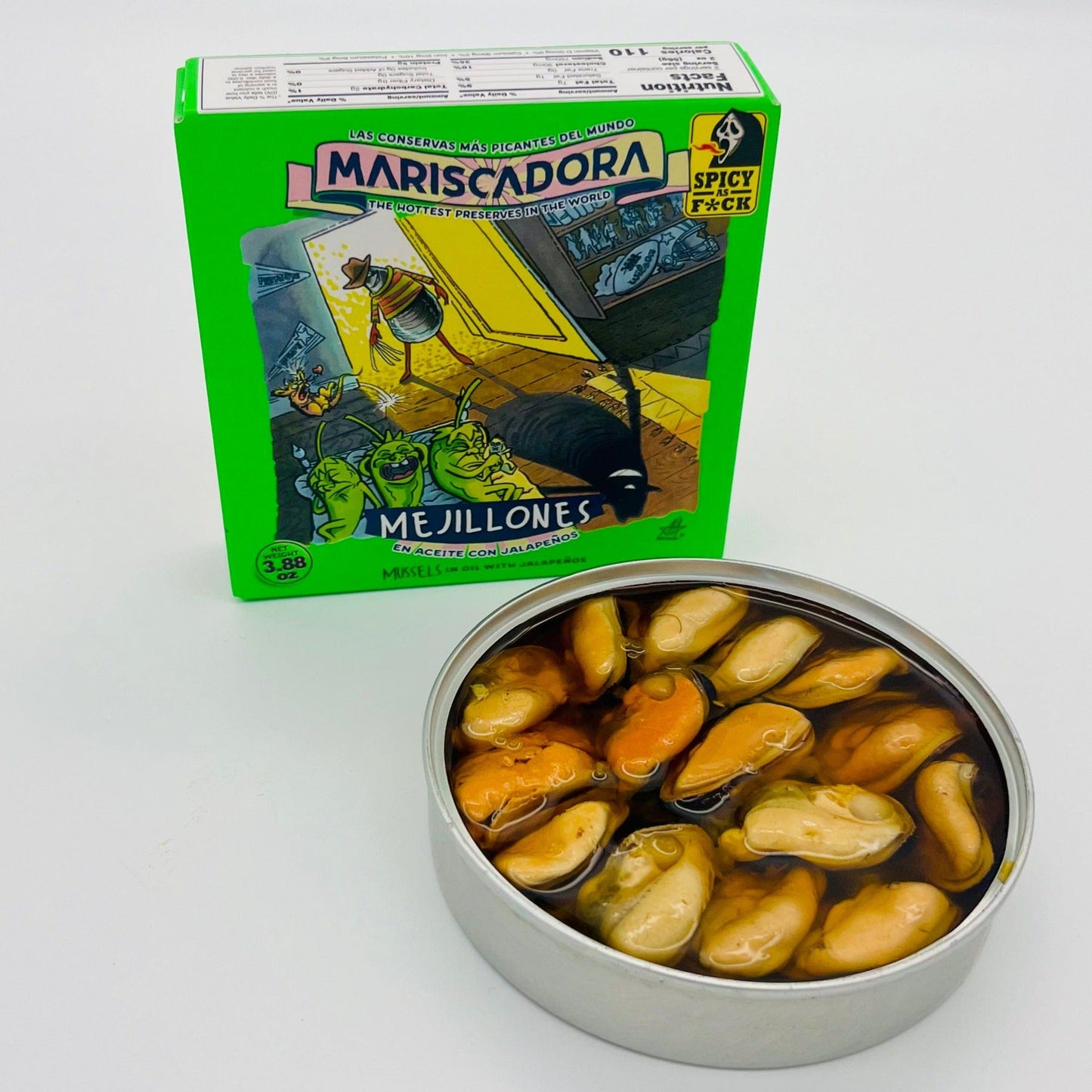 Ortiz kalat 110g Jalopeno Sinisimpukat SPICY AS F*CK