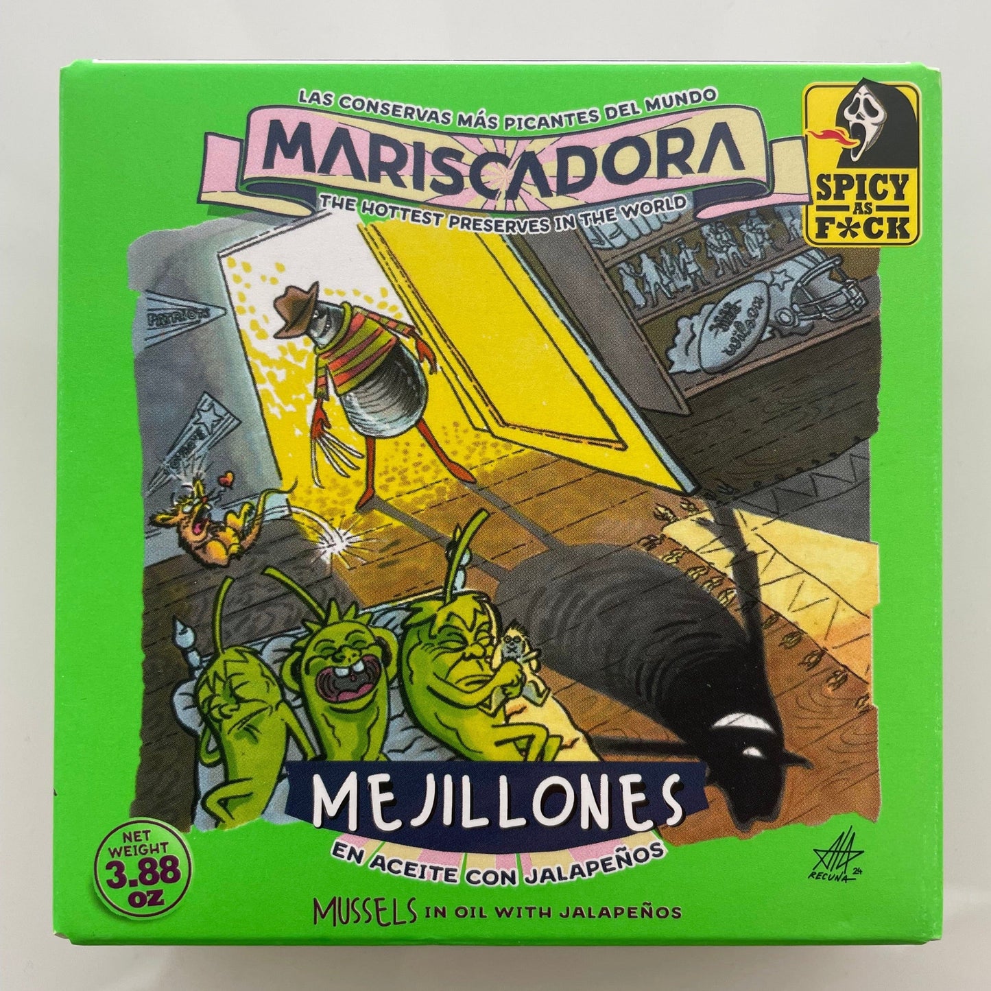 Ortiz kalat 110g Jalopeno Sinisimpukat SPICY AS F*CK