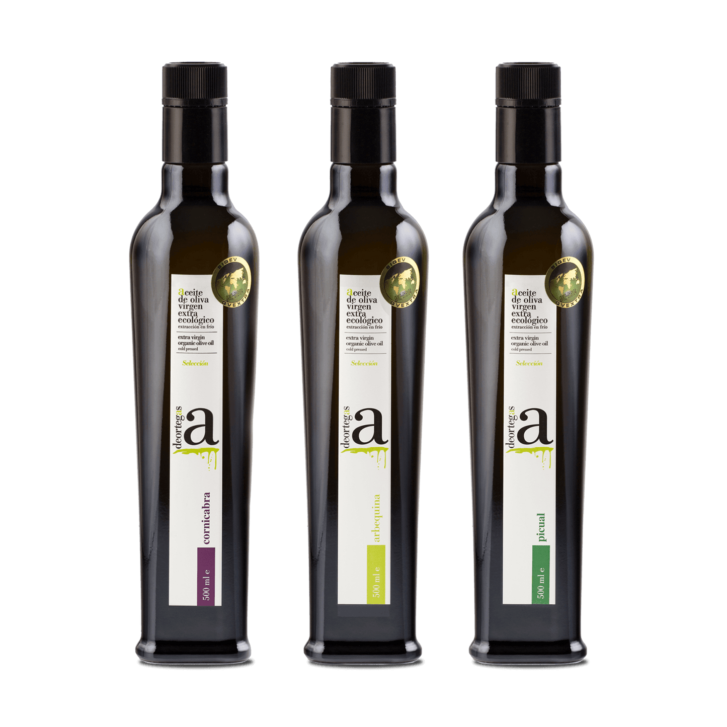 Deortegas Öljyt Deortegas Extra Virgin luomu oliiviöljyt  lahjapakkauksessa