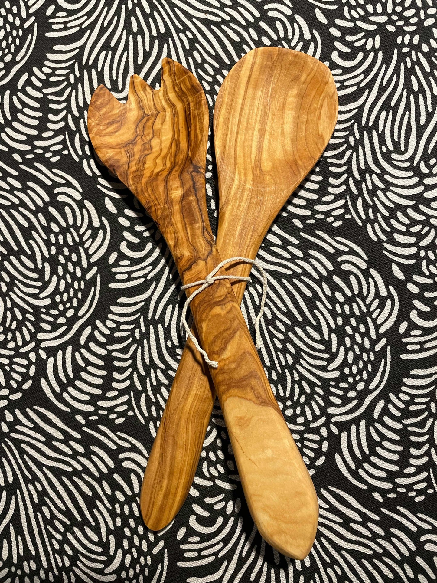 Gourmet-herkut.fi Kattaus Oliivipuiset salaattiottimet