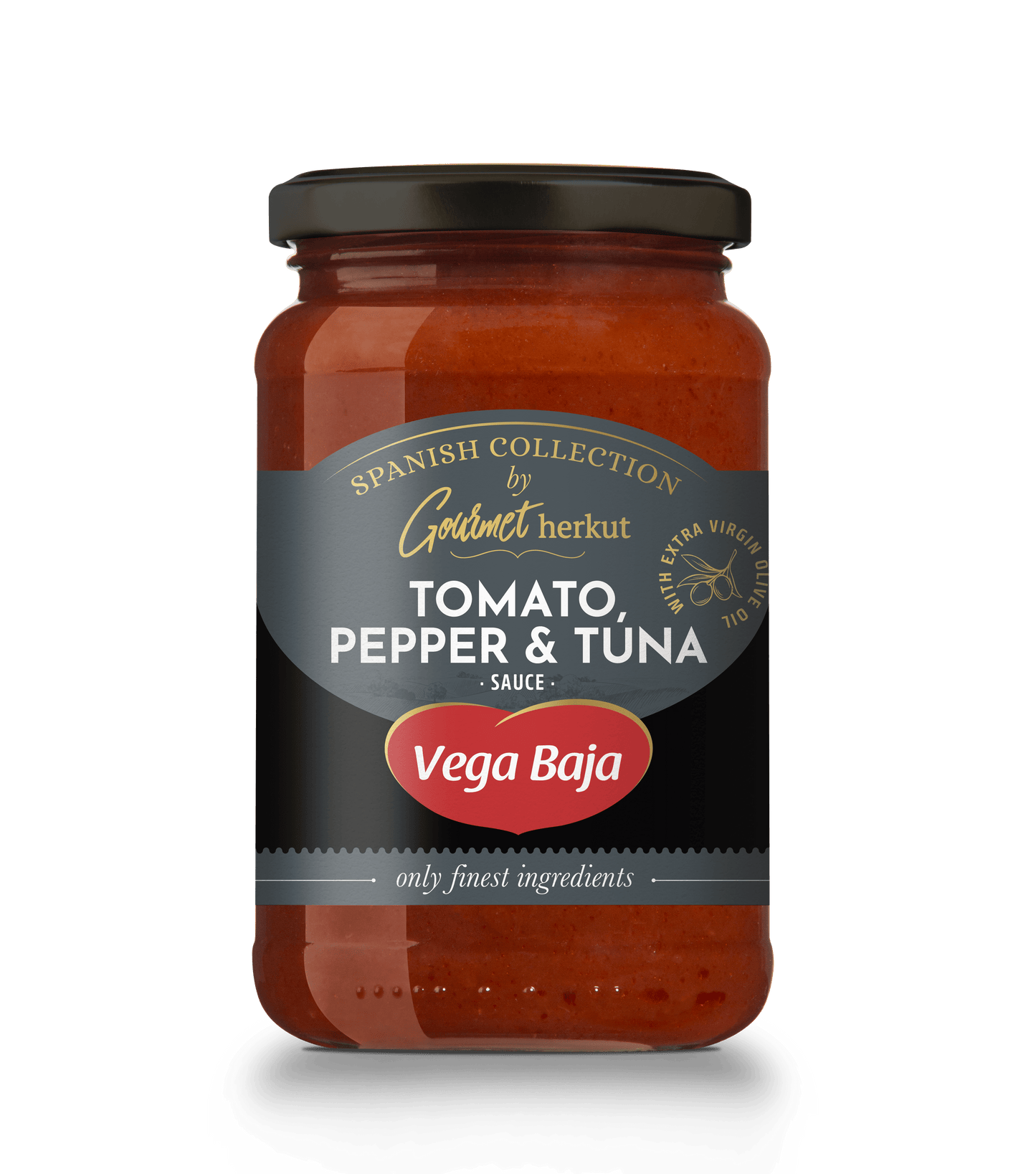 Vega Baja Kastikkeet 330g VEGA BAJA Tomato, Paprika & Tuna Sauce