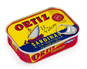 
                  
                    Ortiz  sardiineja fileinä oliiviöljyssä 140g
                  
                