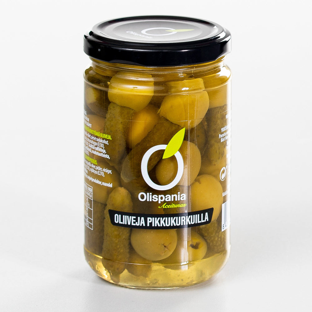 Olispania Oliivit Oliiveja pikkukurkuilla