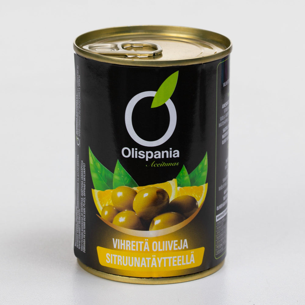 Olispania Oliivit Sitruunatäytteiset Vihreät Oliivit