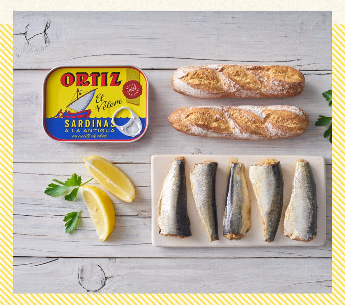 Ortiz kalat 140g Ortiz  sardiineja fileinä oliiviöljyssä 140g